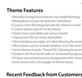 Understanding what Keynote can do and applying that knowledge to theme making. Now THAT makes great themes.