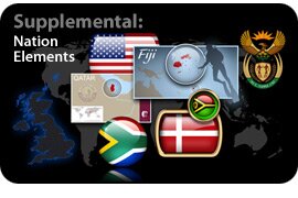Keynote Themes&nbsp;has released Nation Elements, an add-on collection of flexible graphic elements for use with Keynote and the other iWork applications.